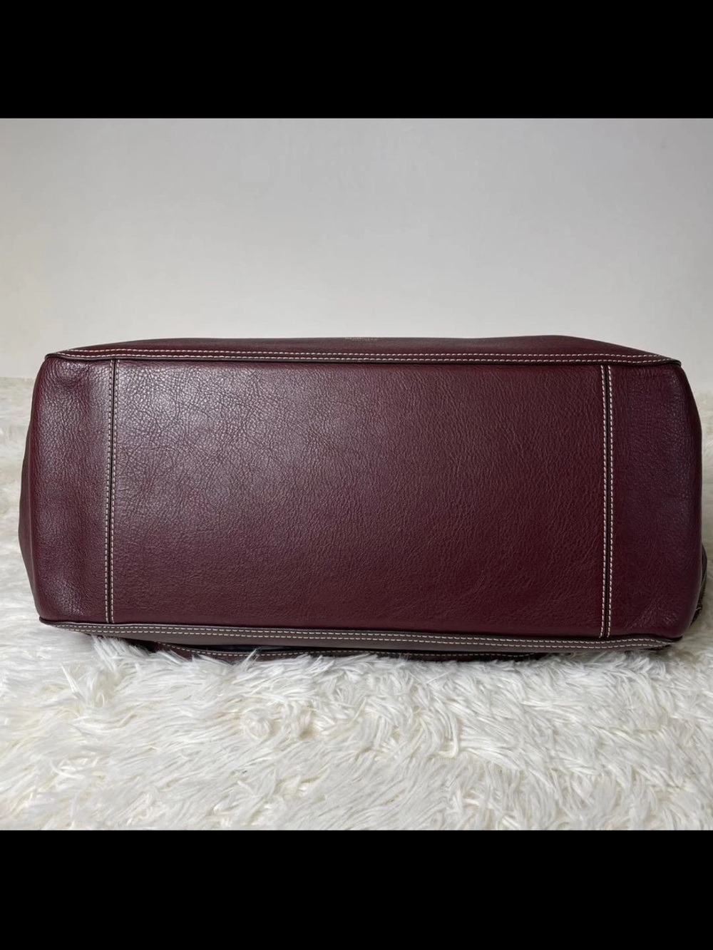 Mulberry Shoulder Bag in Deep Burgundy Leather - Picture 6 of 16